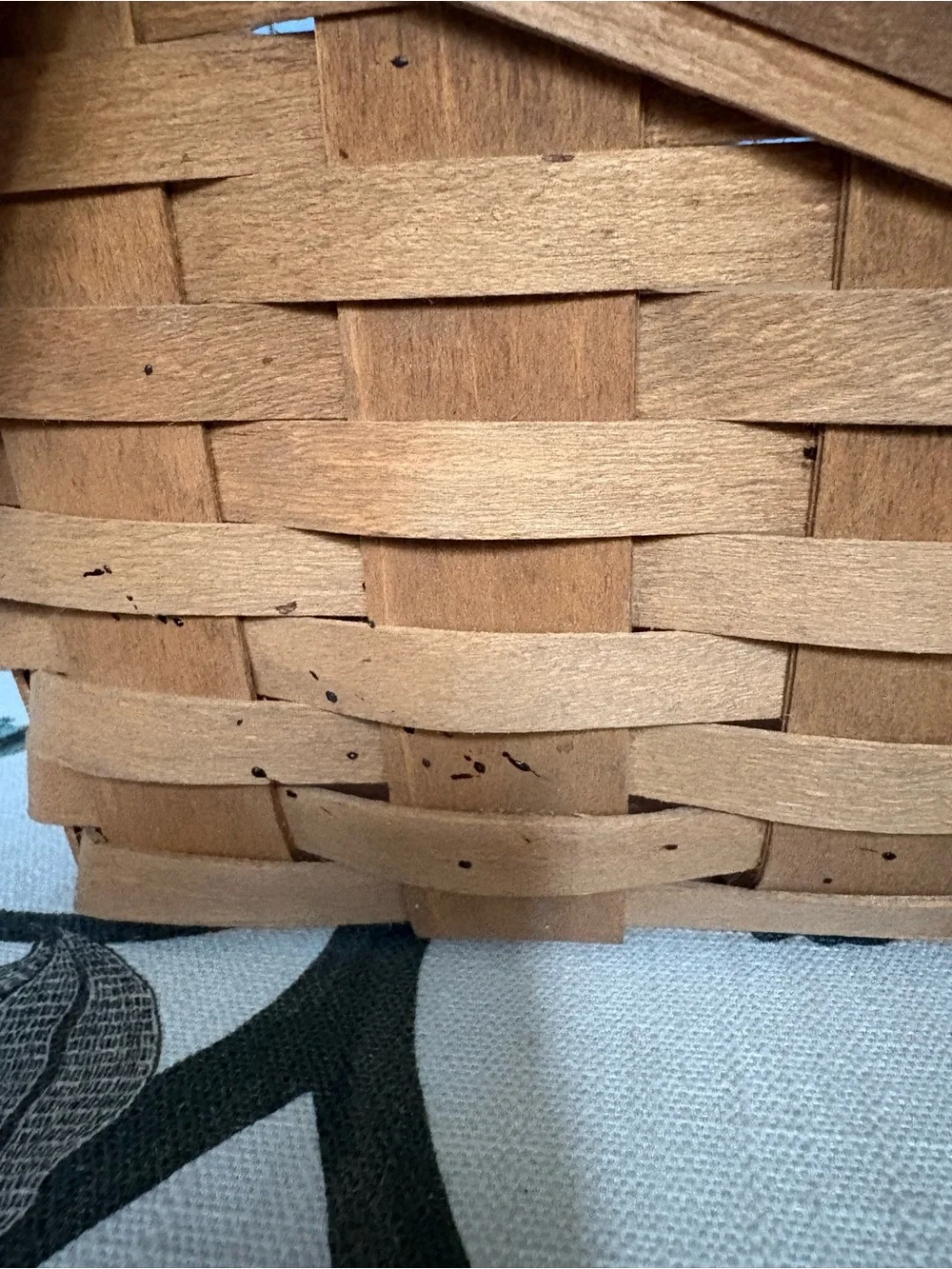 Longaberger vegetable basket FAIR CONDITION